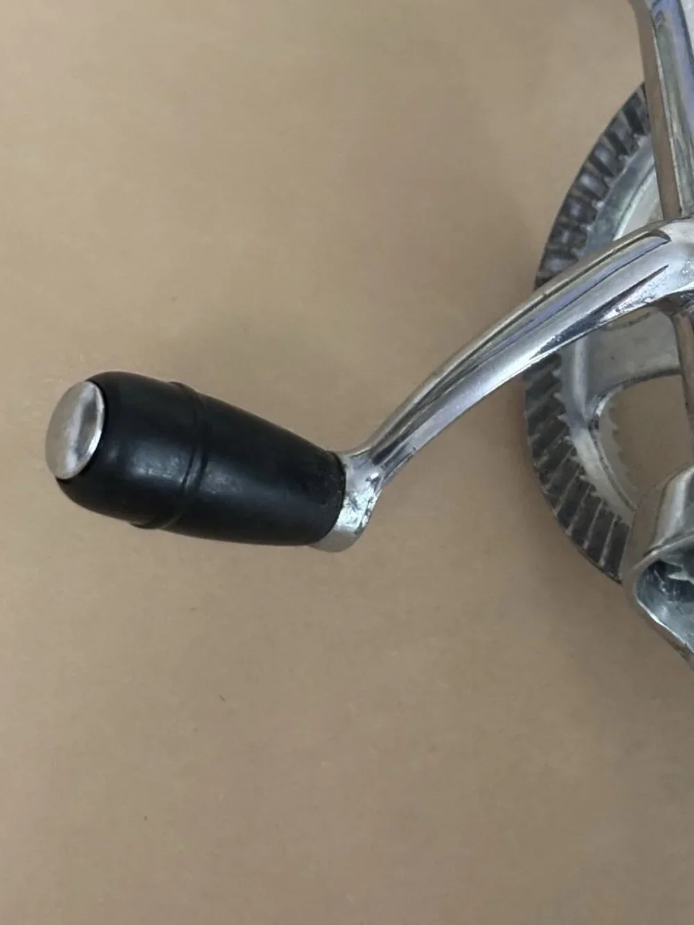 Vintage Ekco Best Manual Hand Crank Egg Beater Mixer Tool Stainless Steel USA